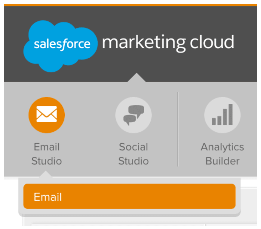 Salesforce Email Studio